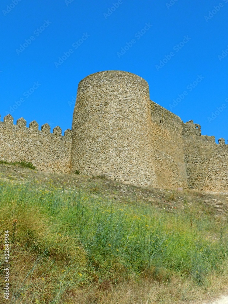 Urueña medieval fortification in the Valladolid province 