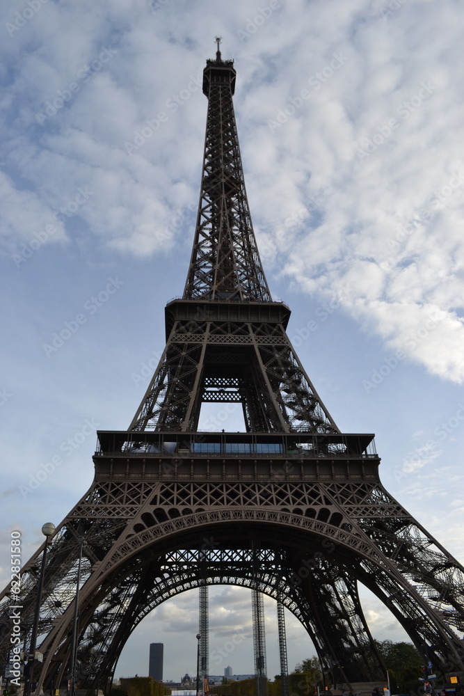 France, Paris, 20.11.2013: Eiffel Tower, one of the most recognisable symbols of the city. France, Paris, 20.11.2013: Eiffel Tower, one of the most recognisable symbols of the city.