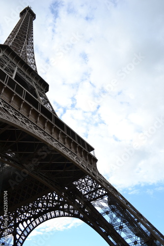 France, Paris, 20.11.2013: Eiffel Tower, one of the most recognisable symbols of the city. 