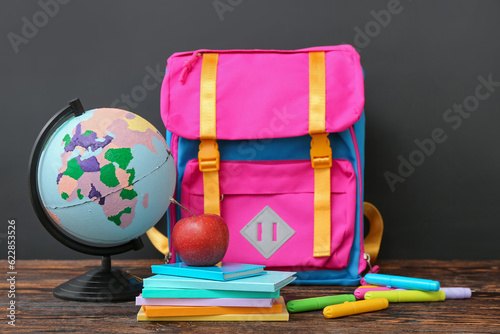 Backpack with different sta...
