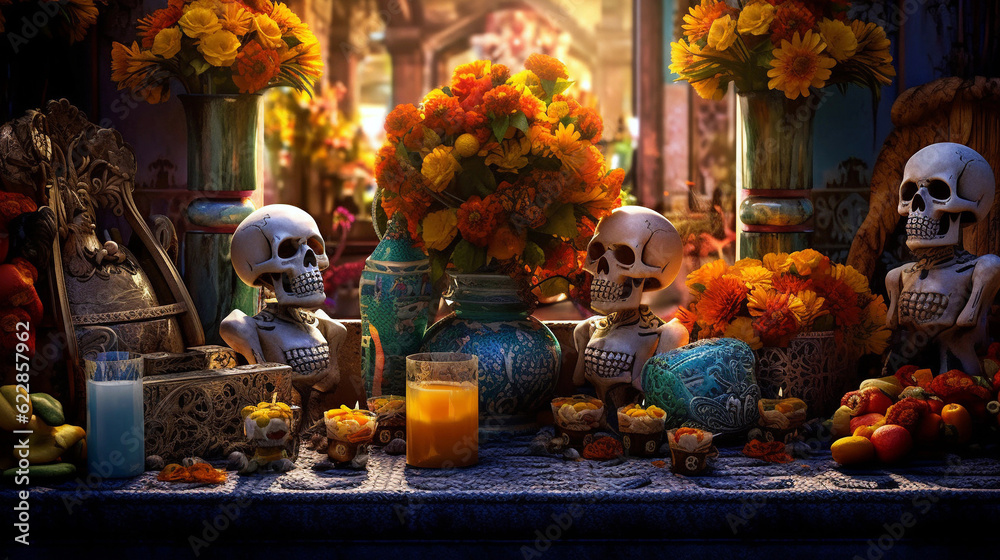 Sacred Tribute: Traditional Offering in Mexico's Day of the Dead Sacred Tribute: Traditional Offering in Mexico's Day of the Dead