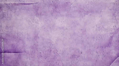 Light Purple and White, Used Parchment Paper Texture - Background, Wallpaper, or Art Print Template - Weathered and Vintage with Depth, Folds, and Lines - Generative AI