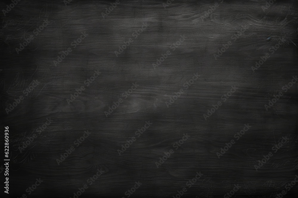 Chalk texture on blank black board or chalkboard background. ai generative Chalk texture on blank black board or chalkboard background. ai generative