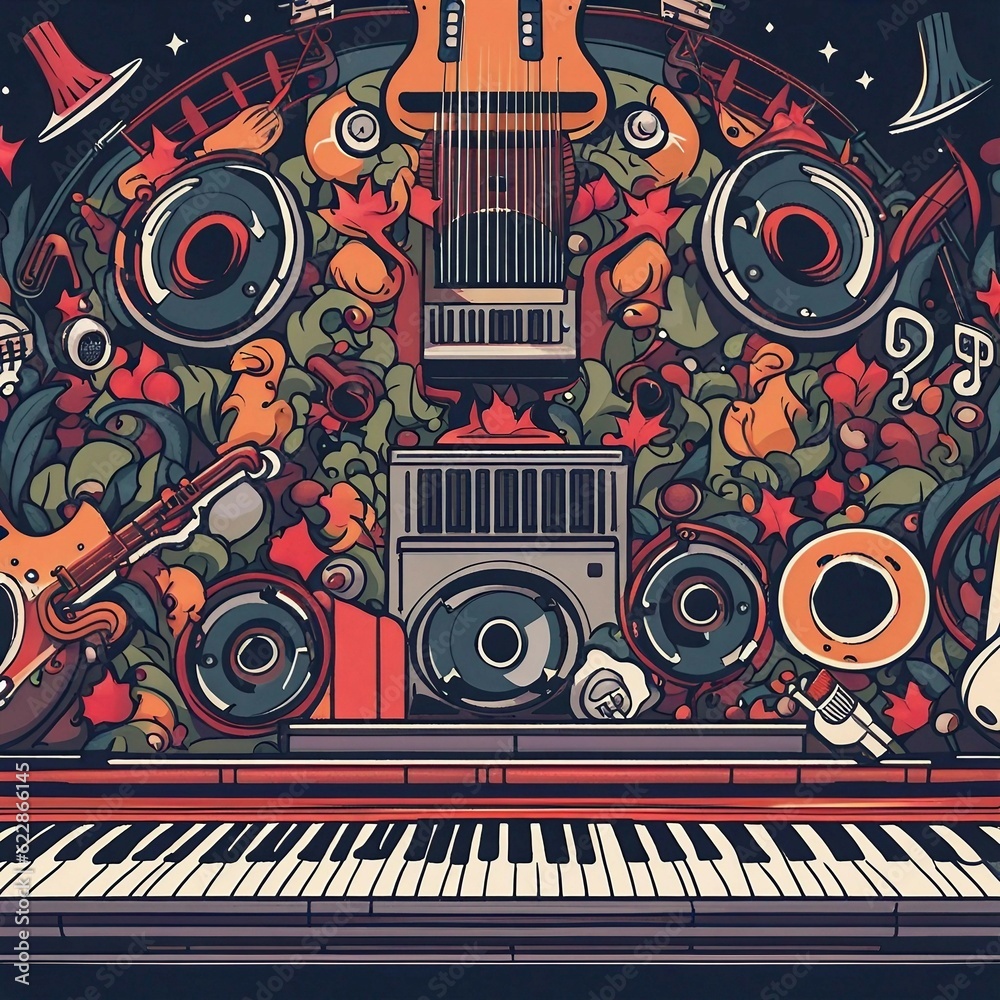 Obraz premium music concert