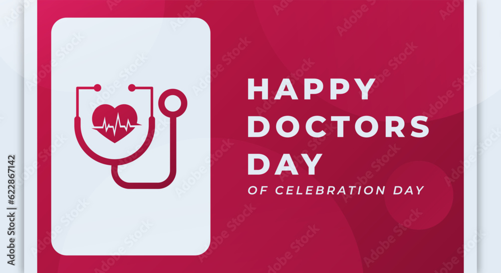 International Doctor's Day Celebration Vector Design Illustration for Background, Poster, Banner, Advertising, Greeting Card