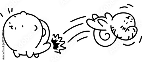 Pomeranian Dog Coloring Page