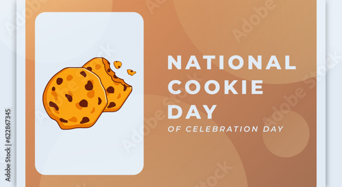 National Cookie Day Celebration Vector Design Illustration for Background, Poster, Banner, Advertising, Greeting Card