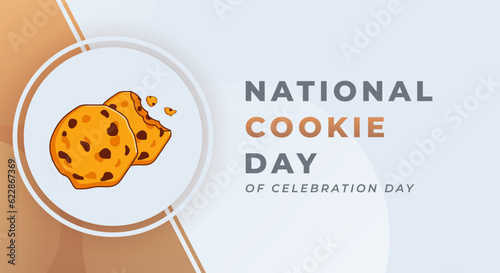 National Cookie Day Celebration Vector Design Illustration for Background, Poster, Banner, Advertising, Greeting Card
