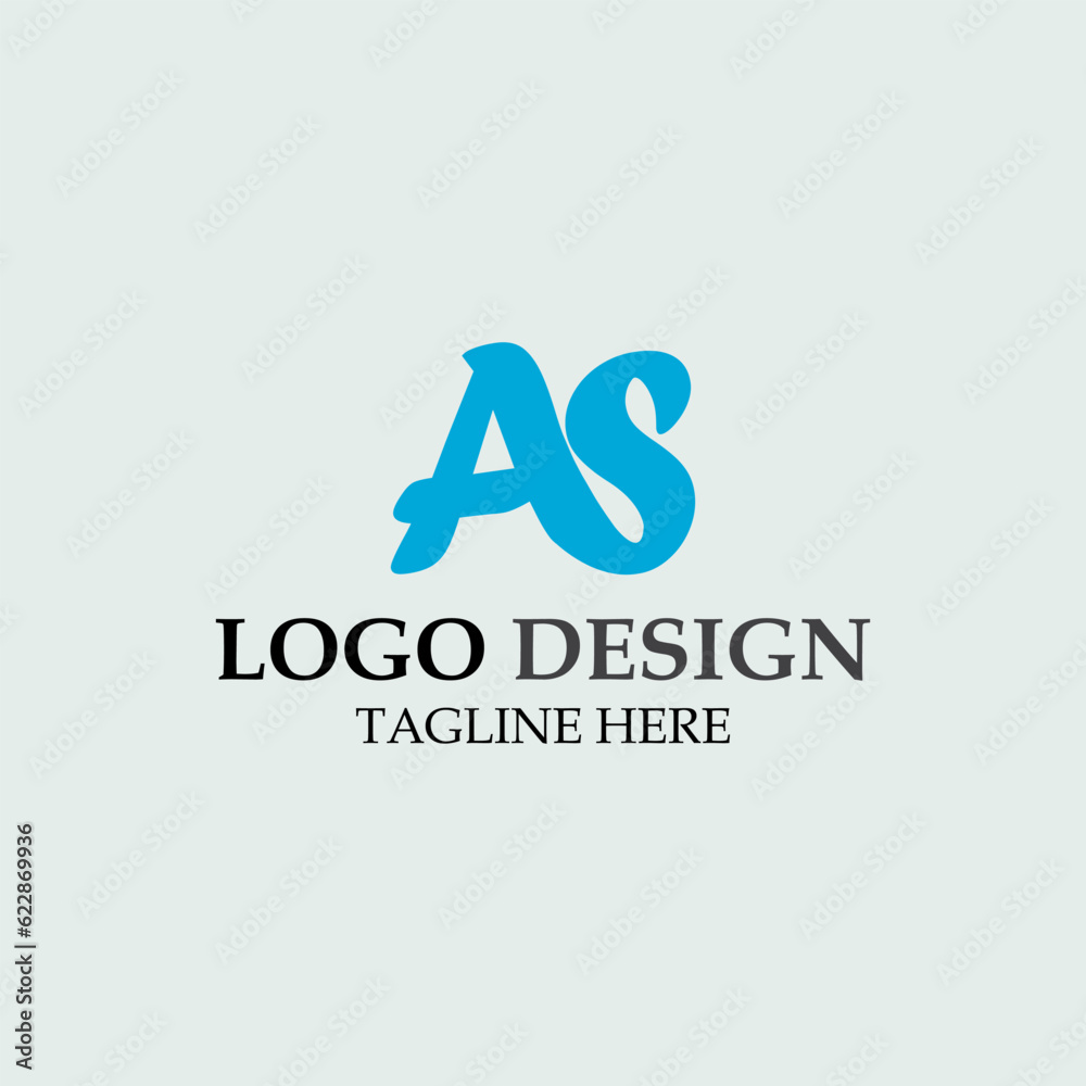 vector design elements for your company logo, letter as logo. modern logo design, business corporate template. as monogram logo. vector design elements for your company logo, letter as logo. modern logo design, business corporate template. as monogram logo.