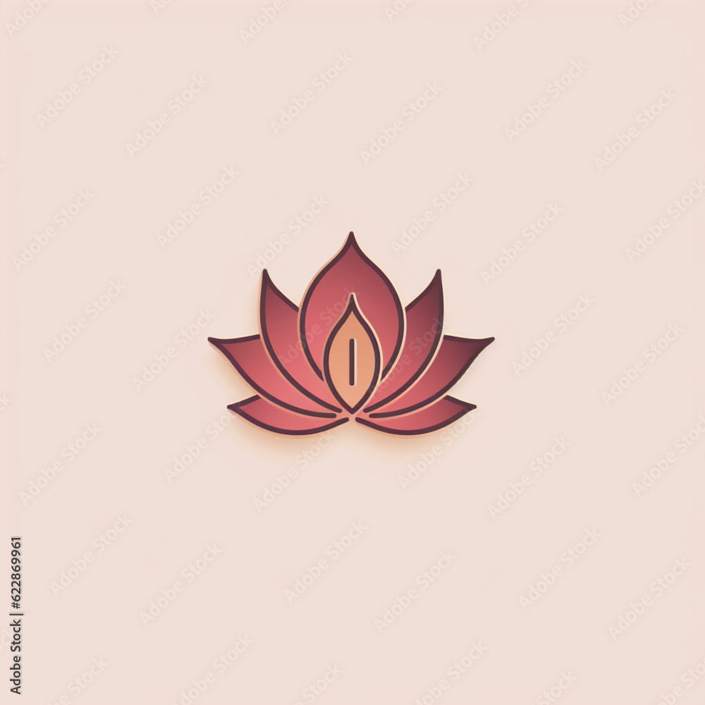 illustration of lotus flower illustration of lotus flower