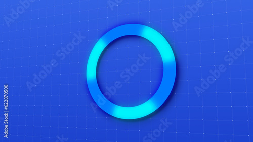 SIMPLE AND CLEN LOADING ANIMATION WITH DIGITAL DOTS GRID MOVING IN BG. MODERN FUTURISTIC HITECH LOADING BG. HUD ELEMENT DATA PROCESSING LOADING ANIMATION BLUE GREEN.ILLUSTRATION.