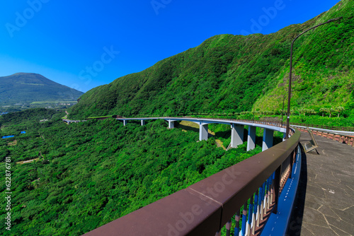 逢坂橋と大坂トンネル展望台からの景色