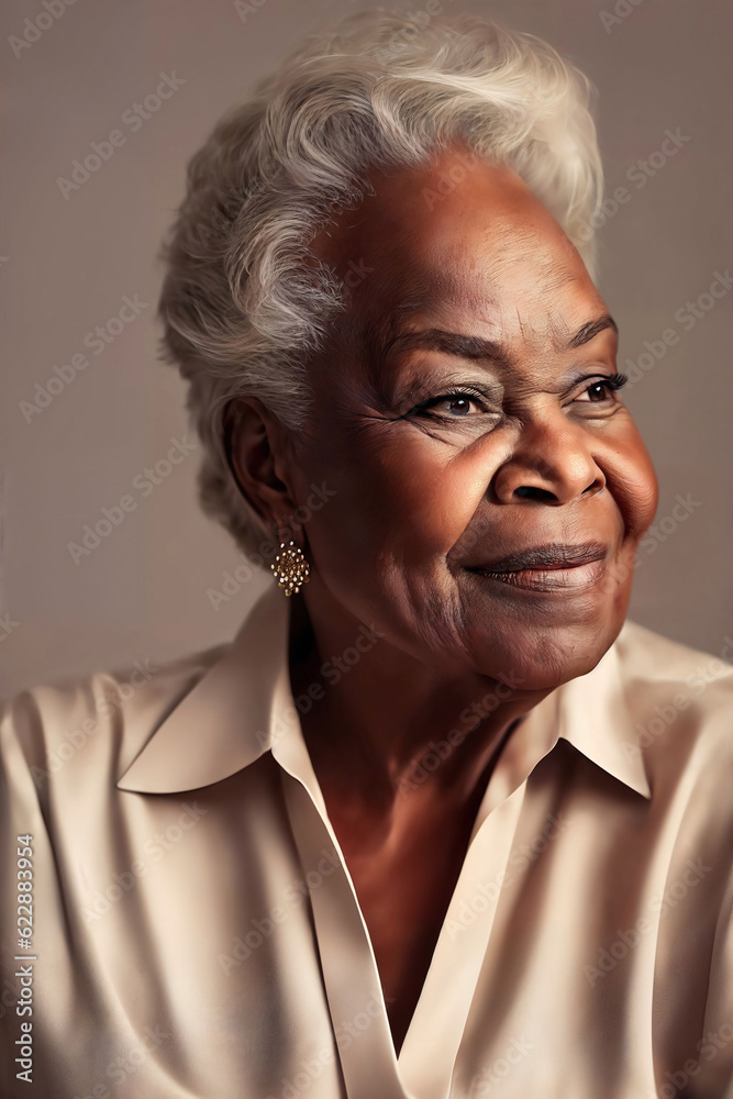 Fototapeta premium middle aged older lady woman people, generative AI