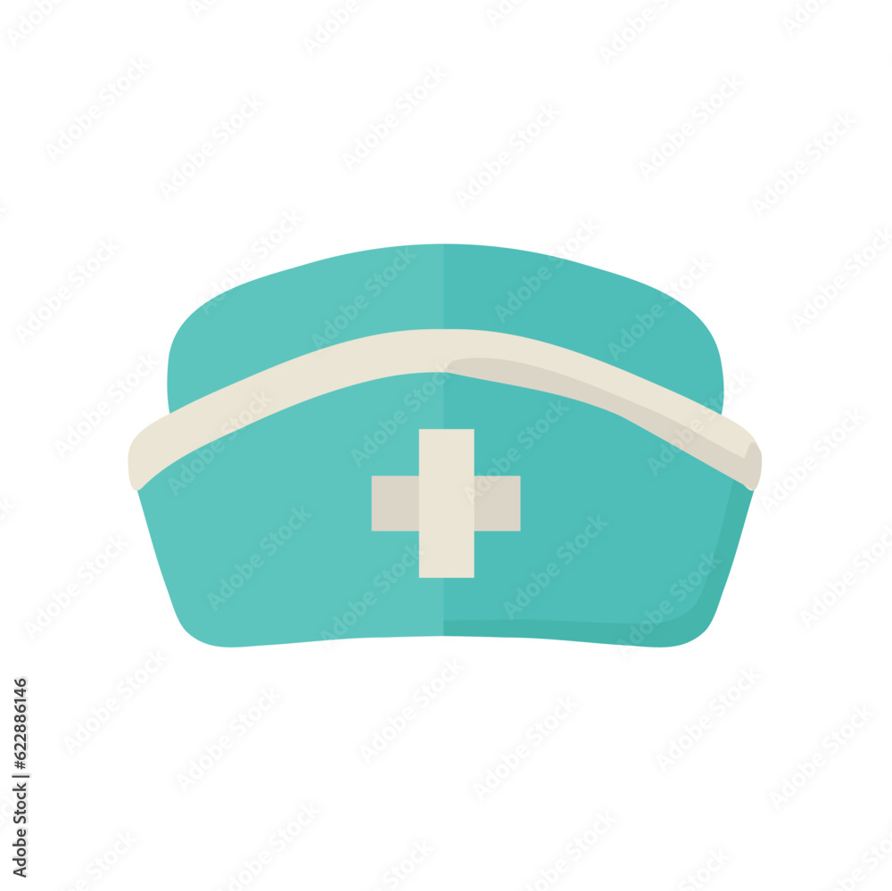 Fototapeta premium Nurse cap icon clipart avatar logotype isolated vector illustration