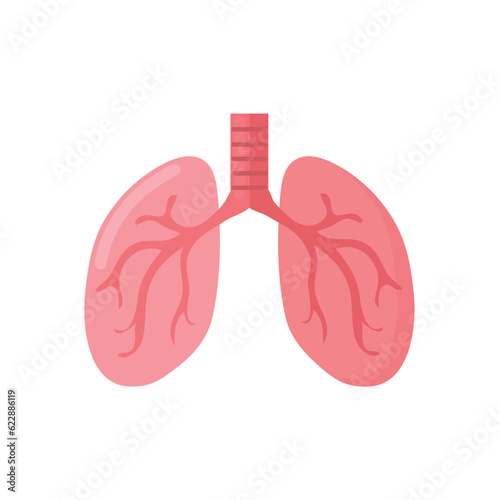 Lungs icon clipart avatar logotype isolated vector illustration