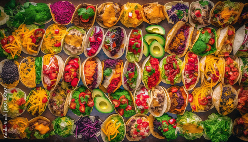 Levitating guacamole triumphs as gourmet vegetarian appetizer generated by AI