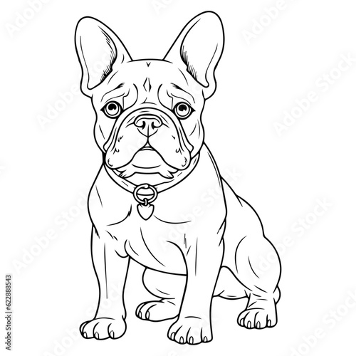Dog, illustration, Vector, Pet, French Bulldog