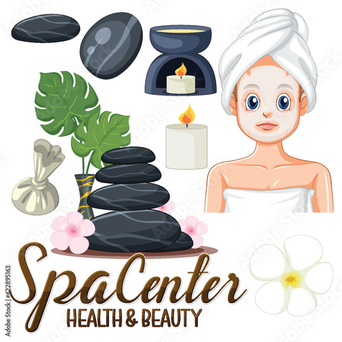 Spa and Sauna Self Care Elements Collection