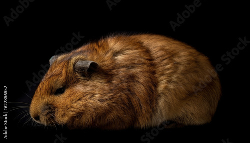 Fluffy small mammal with whiskers and fur generated by AI