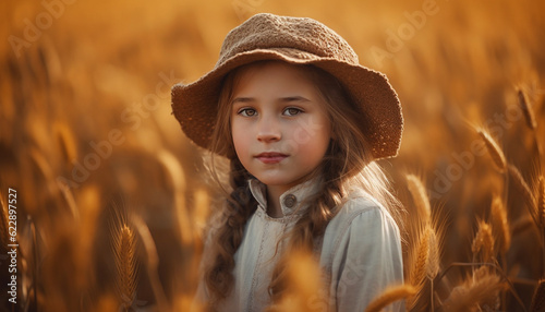 Smiling girls enjoy playful fun in nature beauty generated by AI © grgroup