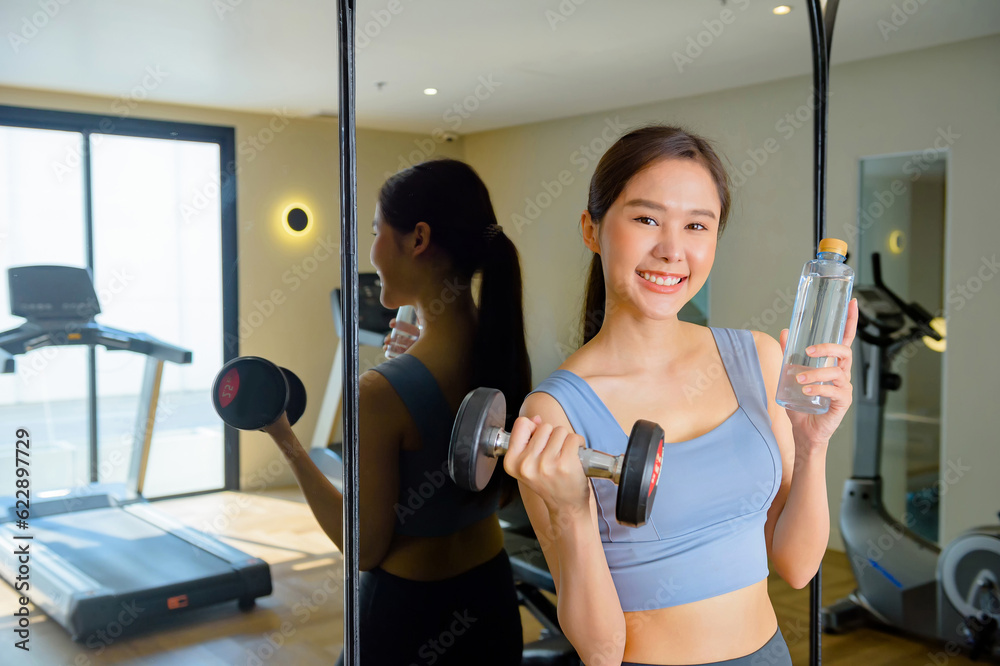 Asian girl Exercise by making yoga at the bedroom. Watch the video clip too. And exercise at the fitness Asian girl Exercise by making yoga at the bedroom. Watch the video clip too. And exercise at the fitness