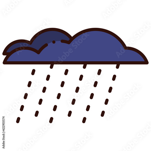 rain cloud illustration