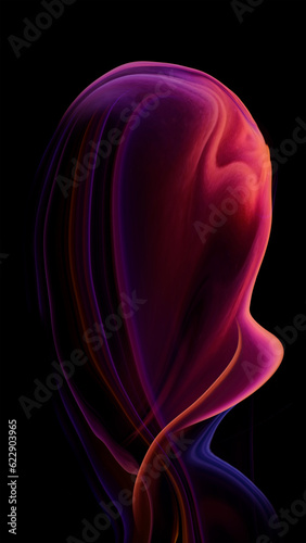 Abstract colorful background with gradient display, luxury abstract for a mobile screen concept