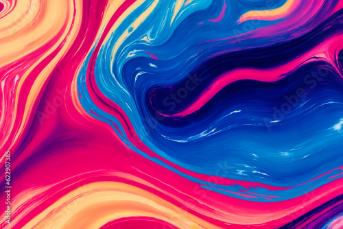 Splash of paint Colorful. Abstract background. Digital Art  