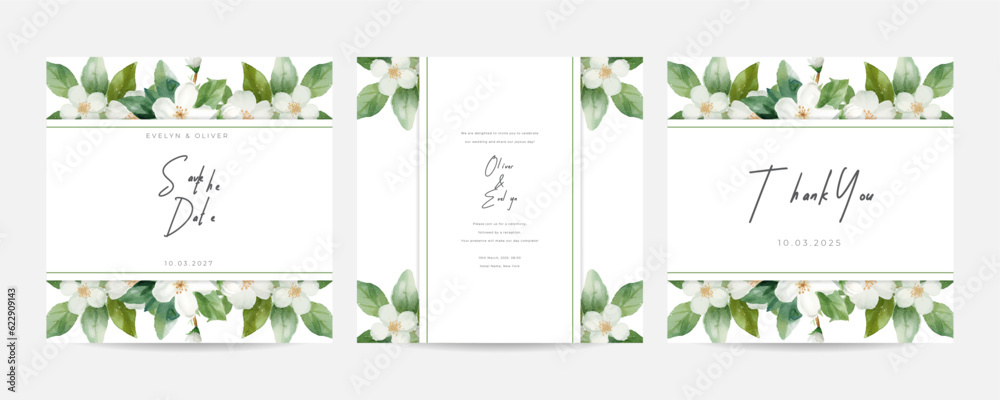 wedding invitation pack with rsvp thank you and instagram story