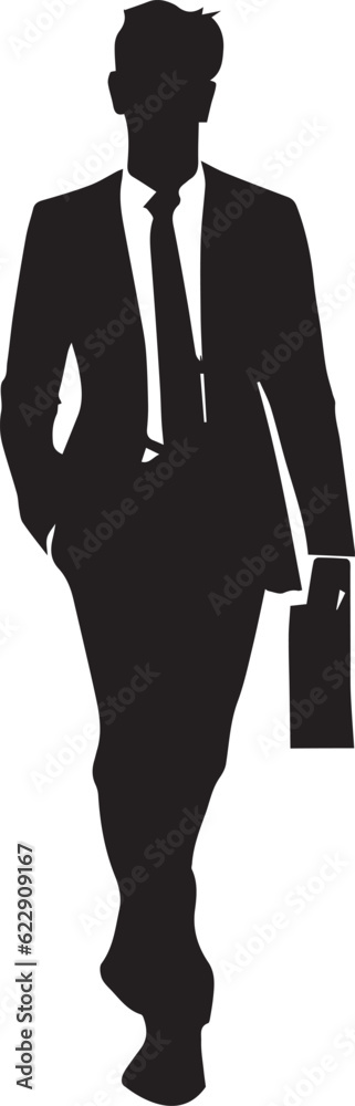 Business man vector silhouette illustration Business man vector silhouette illustration