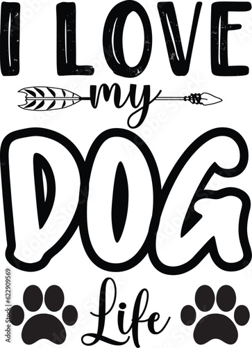 Dog SVG T-shirt Design, Dog  T-shirt Design photo