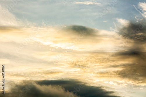 Beautiful clouds in the sky  countryside Chiangmai province  Thailand.