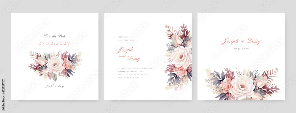 Vector decorative greeting card or invitation design background. Wedding ornament concept. Floral poster, invite. Vector decorative greeting card or invitation design background. Wedding ornament concept. Floral poster, invite.