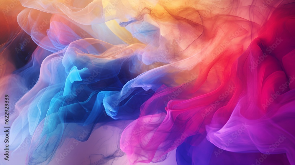 Obraz premium Abstract Colorful Smoke Background