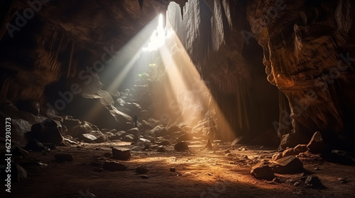 light in the cave