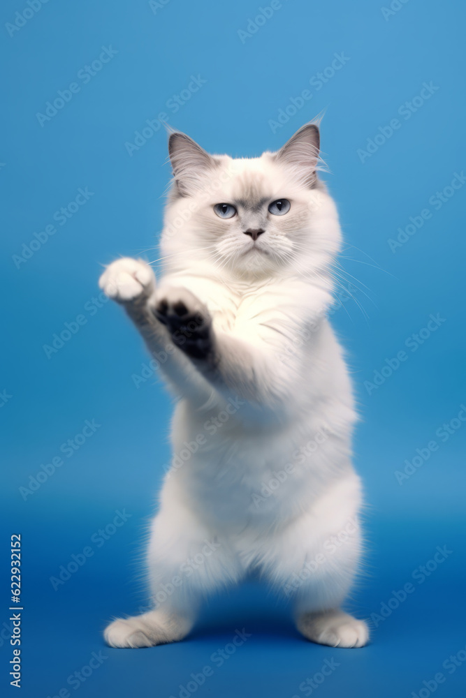 Very cute Birman in nature, national geography, Wide life animals. AI Generated. Very cute Birman in nature, national geography, Wide life animals. AI Generated.
