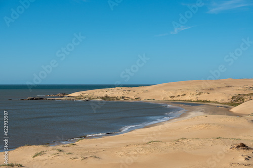 Dunes of the Cabo Polonia National Park in the Department of Rocha in Uruguay.