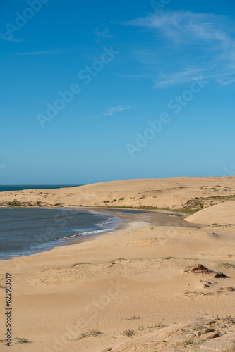 Dunes of the Cabo Polonia National Park in the Department of Rocha in Uruguay.