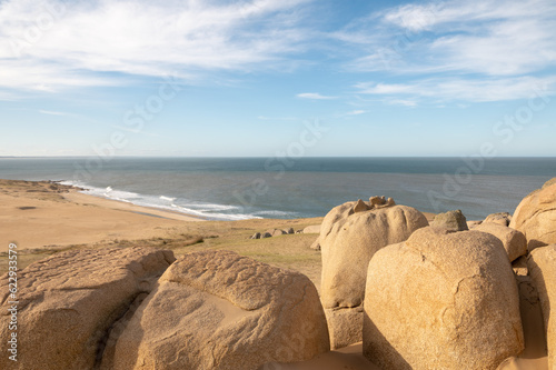 Dunes of the Cabo Polonia National Park in the Department of Rocha in Uruguay.