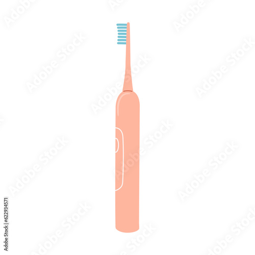 Electric toothbrush clipart. Tooth Care Equipment clipart. Dental Hygiene Accessory Symbol.