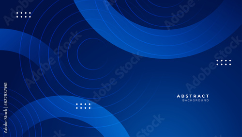 Geometric blue shapes wallpaper for poster, certificate, presentation, landing page