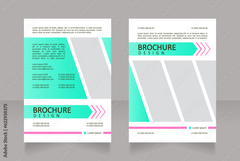 Energy distribution technology and service blank brochure design. Template set with copy space for text. Premade corporate reports collection. Editable 2 papers pages. Calibri, Arial fonts used