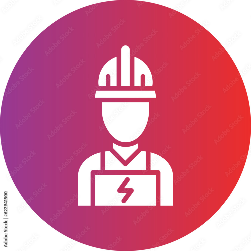 Vector Design Electrician Icon Style Vector Design Electrician Icon Style