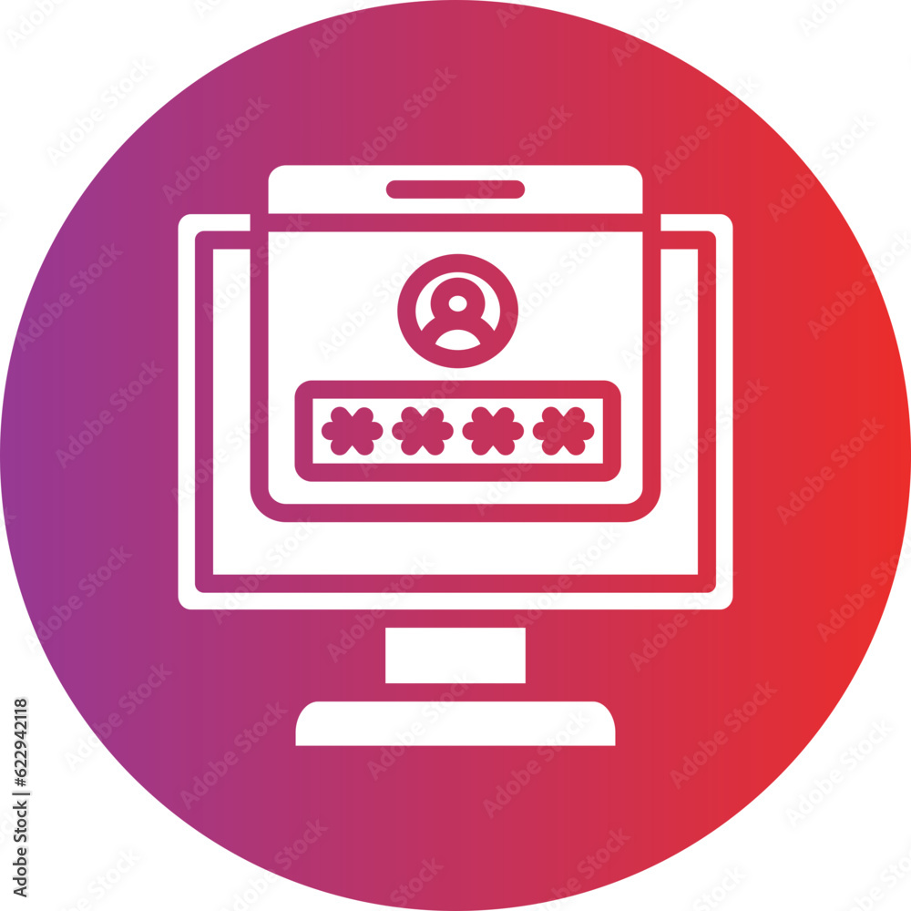 Vector Design User Login Icon Style Vector Design User Login Icon Style