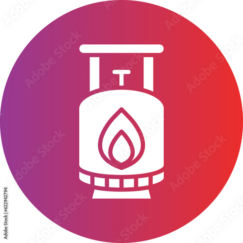 Vector Design Gas Cylinders Icon Style