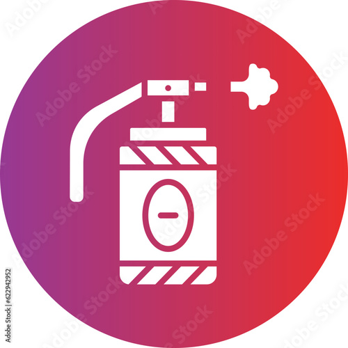 Vector Design Tear Gas Icon Style
