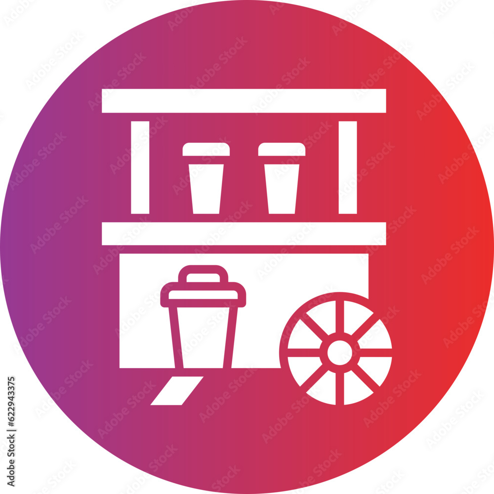 Vector Design Drinks Stall Icon Style Vector Design Drinks Stall Icon Style