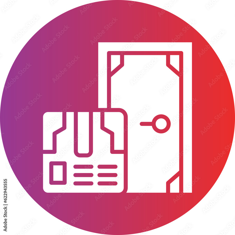 Vector Design Door To Door Delivery Icon Style Vector Design Door To Door Delivery Icon Style