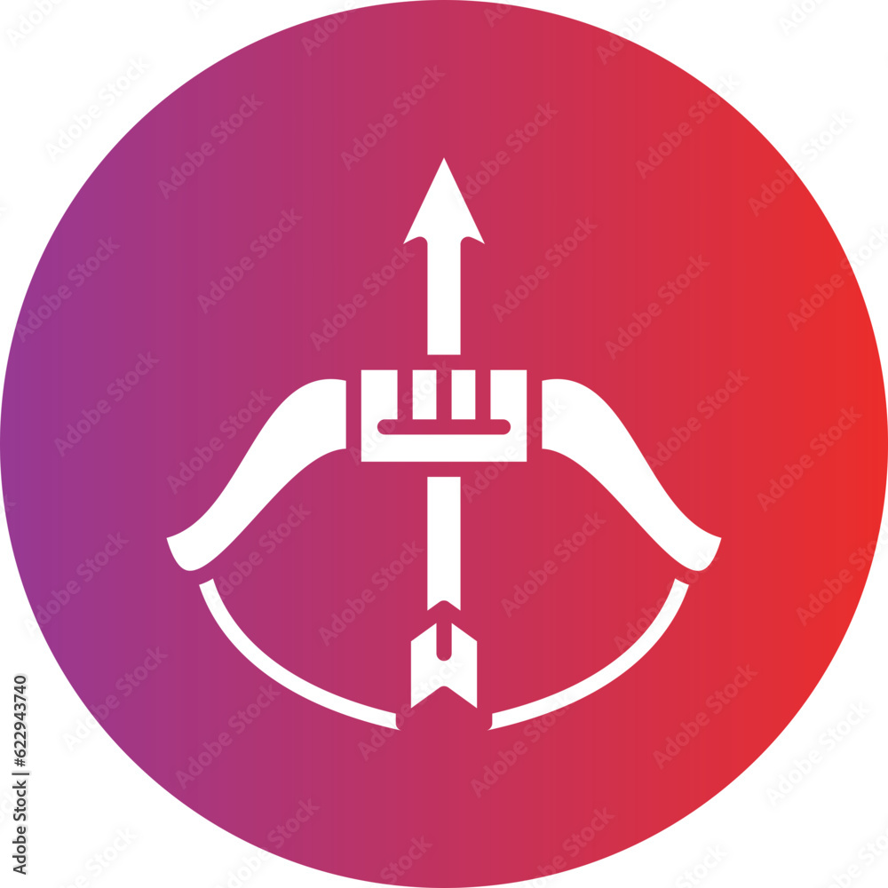 Vector Design Crossbow Icon Style