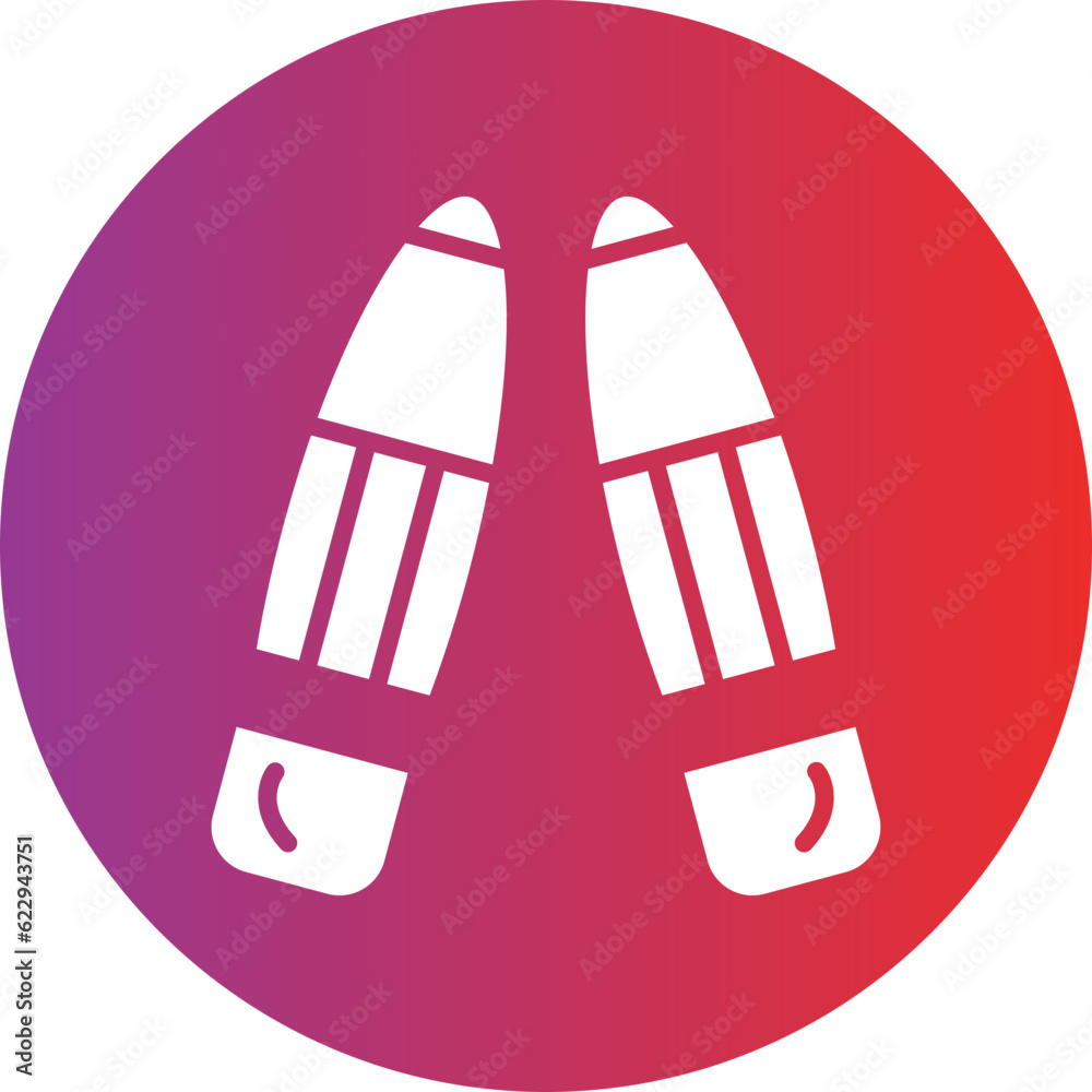 Vector Design Footsteps Icon Style Vector Design Footsteps Icon Style